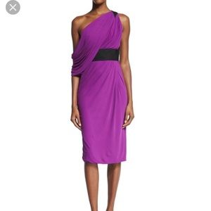Couture J Mendel One Shoulder Dress